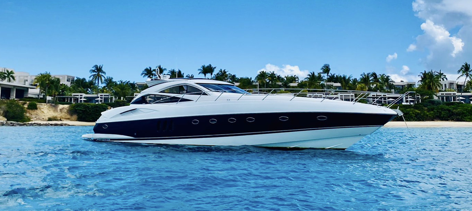 68' Sunseeker Predator yacht charter in St Barts