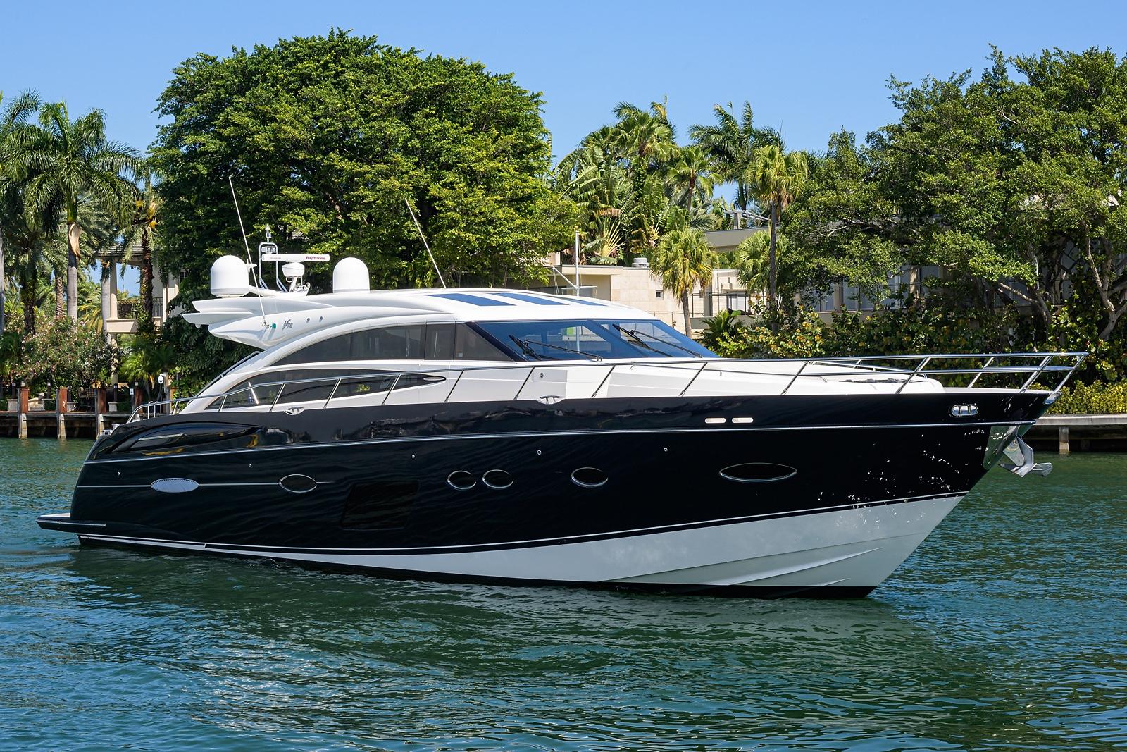 72' Princess yacht charter in St Barts