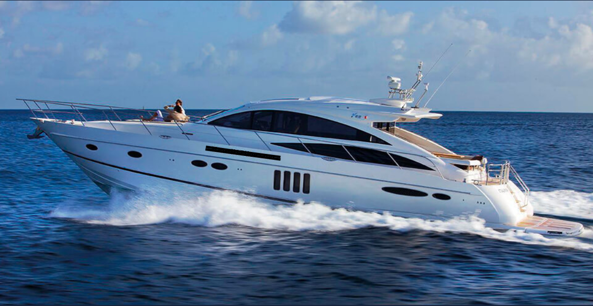 69' Princess yacht charter in St Barts